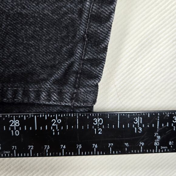 Vintage Made in USA Levi High Rise Black Mom Jeans Women's Size 7 - Picture 5 of 7